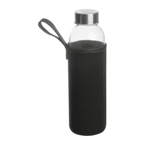 Glass Drinking Bottle in Neoprene Pouch Klagenfurt