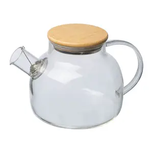 Glass Jug with Bamboo Lid Frankfurt 1,000 ml