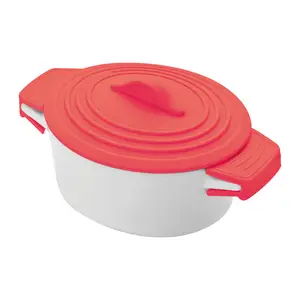 Porcelain Pot with Silicone Lid DELHI