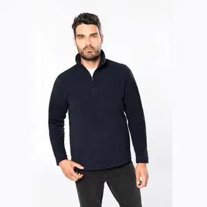ENZO - ZIP NECK MICROFLEECE JACKET