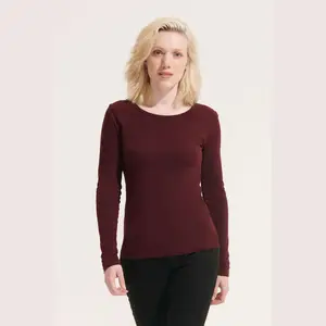 SOL'S MAJESTIC - WOMEN'S ROUND COLLAR LONG SLEEVE 