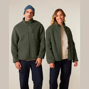 Brooker unisex relaxed fit sherpa jacket