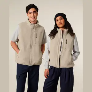 Liner unisex sleeveless sherpa jacket